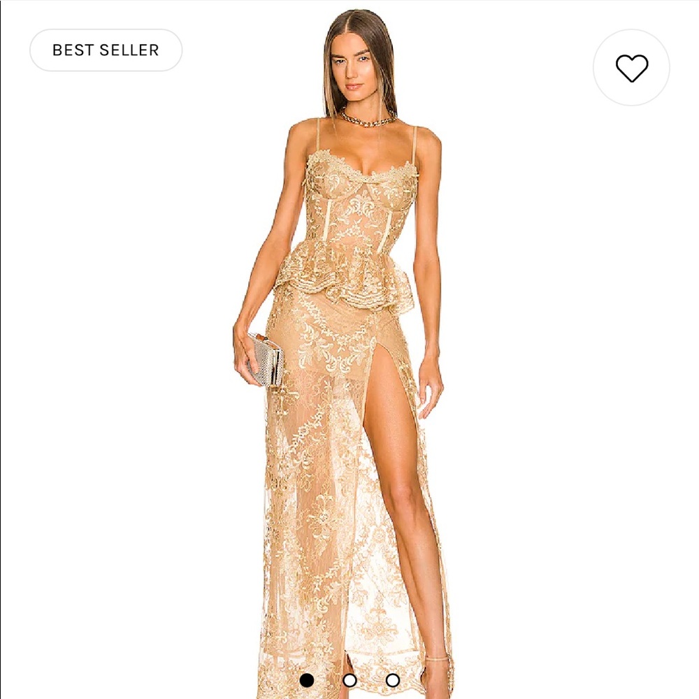 V. Chapman Ophilia dress in warm sand size 2